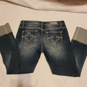 ReRock Express Skinny Distressed Jeans